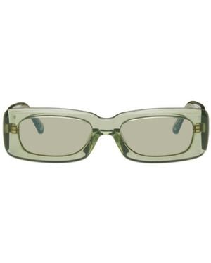 The Attico The X Linda Farrow Sunglasses - Green
