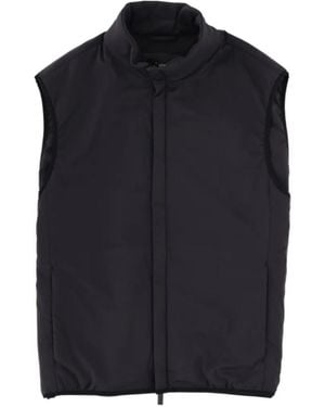 Herno Stand-Up Collar Vest - Blue