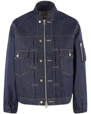 Sacai X Levi's Blouse Jacket - Blue