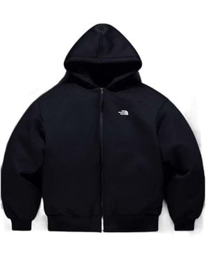 The North Face 'Leather Pack' Hooded Casual Jacket - Blue