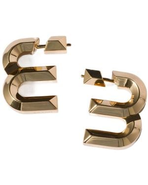 Miu Miu Metal Earrings - Metallic