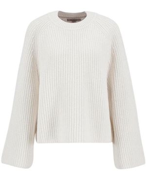 Barbour Crew Neck Sweater - White