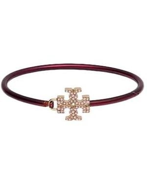 Tory Burch Metal Crystal Bracelet - White