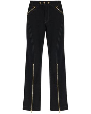 Versace Jeans Couture Couture Zip-Detailed Jeans - Black