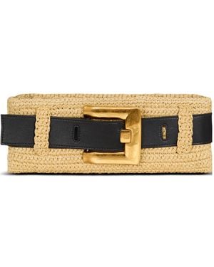 Balmain Anthem Clutch Bag - Metallic