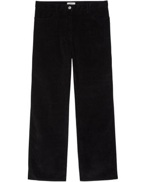 TOTEME Straight-Leg Corduroy Pants - Black