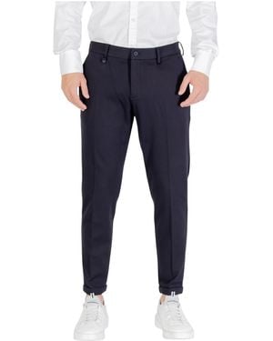 Antony Morato Casual Trousers With Belt Loops - Blue