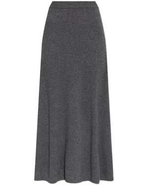 Lisa Yang Dolly Cashmere Midi Skirt - Gray