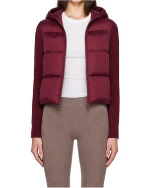 Canada Goose Hybridge Tonal Disc Wide Down Jacket - Red