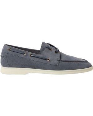 Loro Piana Sea-Sail Walk Loafer - Blue