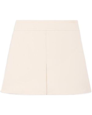 Celine Trapeze Mini Skirt - Natural