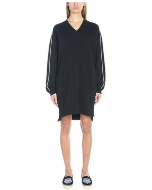 KENZO Logo Print Sports Dress - Blue