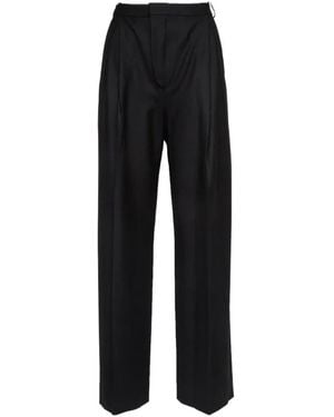 Victoria Beckham Charlee Pleated Pants - Black