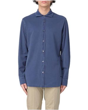 Woolrich Button-Down Chest-Pocket Shirt - Blue