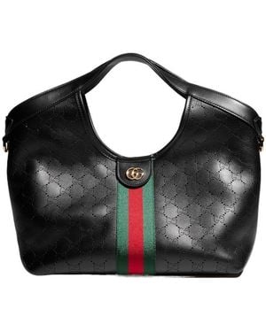 Gucci Giglio Small Tote Bag - Black