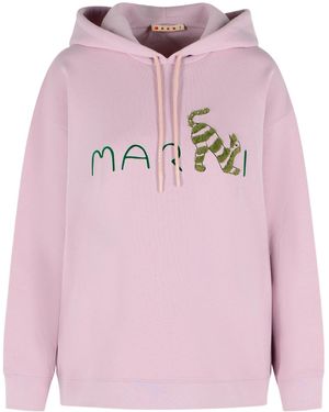 Marni Cotton Sweatshirt - Pink