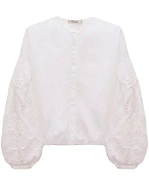 Dorothee Schumacher Long-Sleeved Cover-Up - White