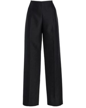 TOTEME Totême Straight Leg Tailored Trousers - Black