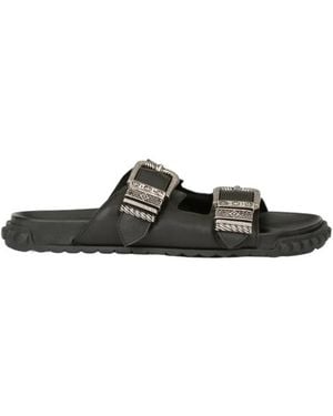 Ash Flat Slides - Black
