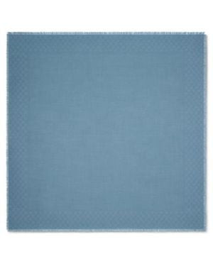 Gucci Frayed Edge Scarf - Blue