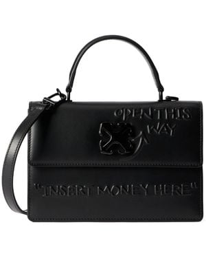 Off-White c/o Virgil Abloh Jitney 1.4 Top Handle Bag - Black