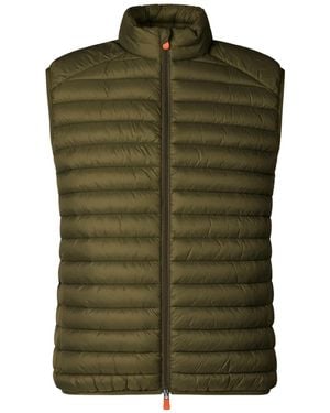 Save The Duck Giga Quilted Down Gilet - Green