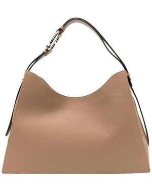 Furla Magnetic Buckle Shoulder Bag - Brown
