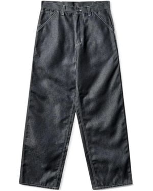 Carhartt Logo Patch Trousers - Grey