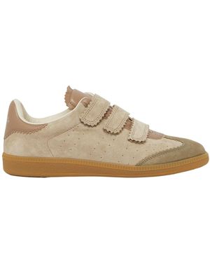 Isabel Marant Round Toe Low-Top Casual Shoes - Natural