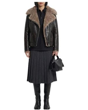 Acne Studios Shearling Jacket - Black