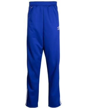 Doublet Logo Embroidered Sweatpants - Blue