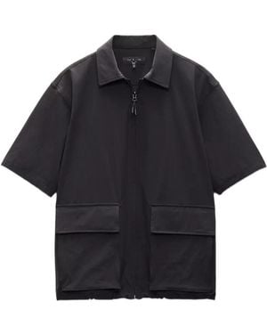 Rag & Bone Short-Sleeved Shirt - Black