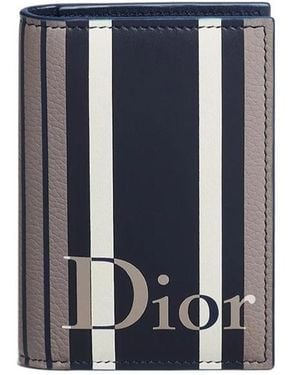 Dior Iviera Bifold Card Holder - Blue