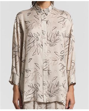 Peserico Long Sleeve Shirt - Brown
