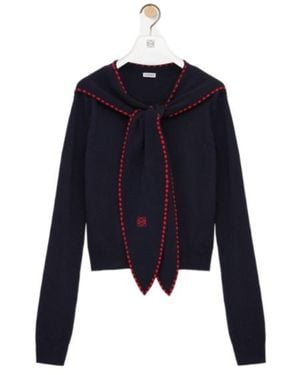 Loewe Long-Sleeved Jumper - Blue