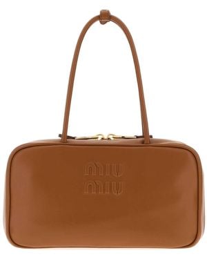Miu Miu Beau Handbag - Brown