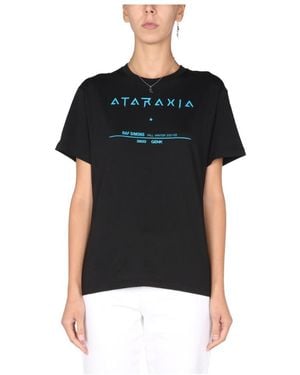 Raf Simons Serenity Graphic Top - Black