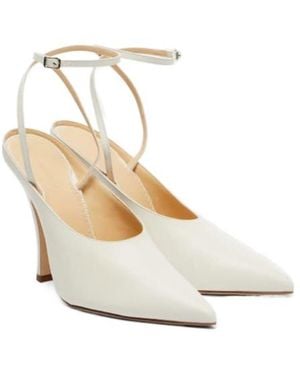 Magda Butrym 115 Leather Court Shoes - White