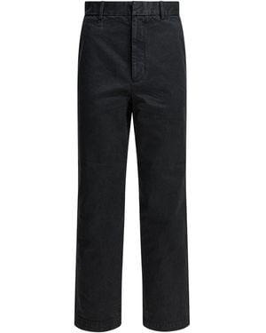 AURALEE Straight-Leg Casual Pants - Black
