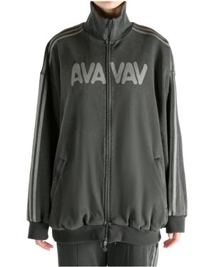 adidas Originals X Avavav Terry Zip-Up Track Jacket - Gray