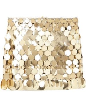 Rabanne Jupe Disc Mini Skirt - Metallic