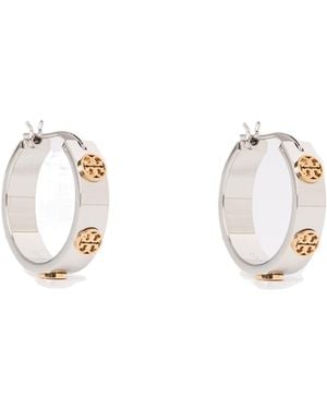 Tory Burch Hoop Earrings - White