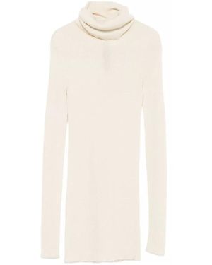 Rick Owens Long-Sleeved Sweater - White