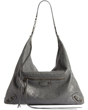 Balenciaga Le City Hobo Bag Large - Grey