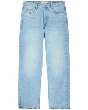 Studio Nicholson Mid-Rise Straight-Leg Jeans - Blue