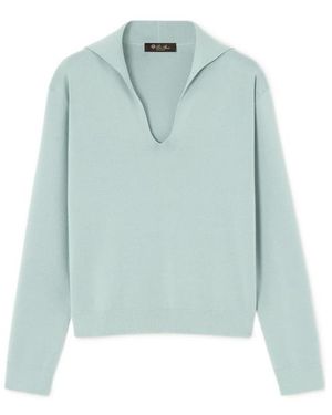Loro Piana Siena Polo Shirt - Blue