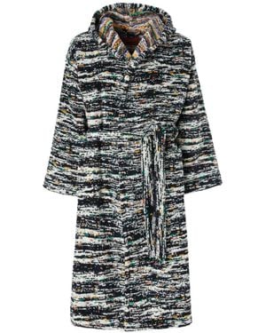 Missoni Textured Hooded Robe - Multicolor