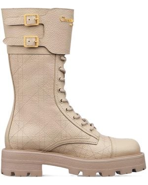 Dior D-Trap Ankle Boots - Natural