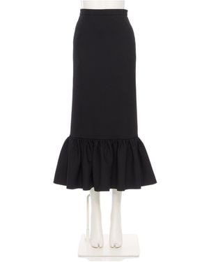 Valentino Skirt With A Back Zipper - Black