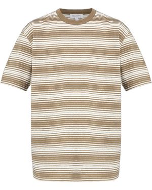 Norse Projects Striped Cotton T-Shirt - White